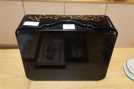 A lacquered Japanese box